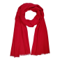 Preview: Stole Scarf Shawl 100% Silk Flannel Red